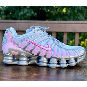 Nike Shox TL Pink Foam Women’s Size 9 Metallic Platinum Silver HV2520-001